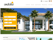 Tablet Screenshot of andaluzproperty.com